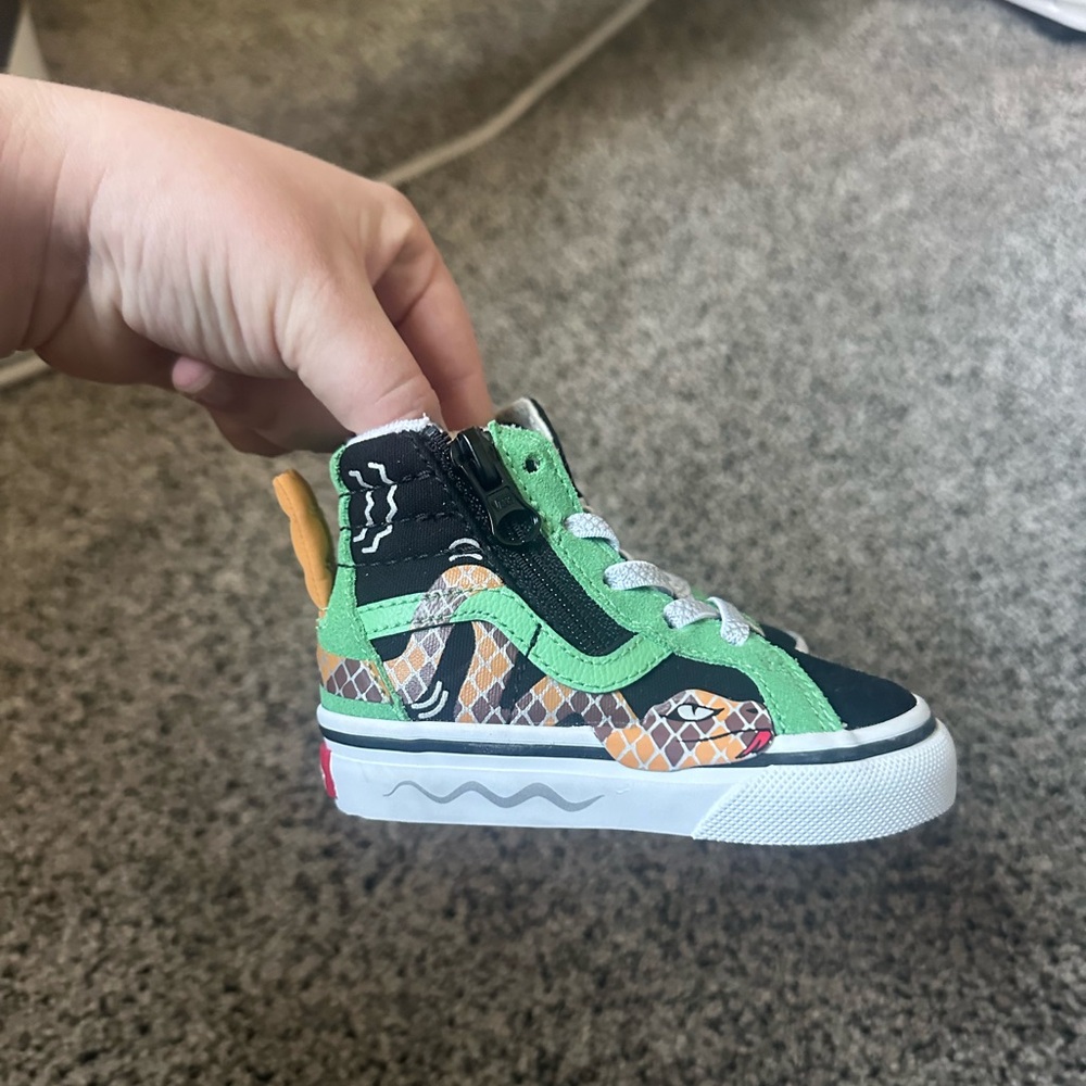 Sk8-Hi Reissue Side-Zip Snake Shoes